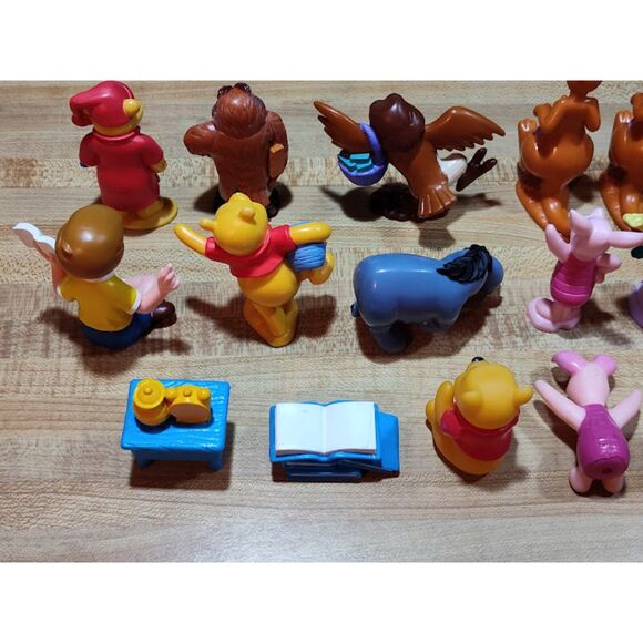 Huge Vintage Lot Of Disney Winnie The Pooh Figures Approx. 3" - Picture 10 of 14